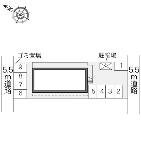 ★手数料０円★名古屋市港区錦町　月極駐車場（LP）